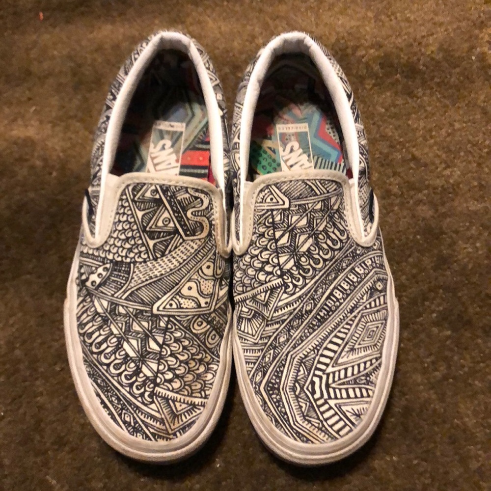 Ziegler authentic slip on vans size 7